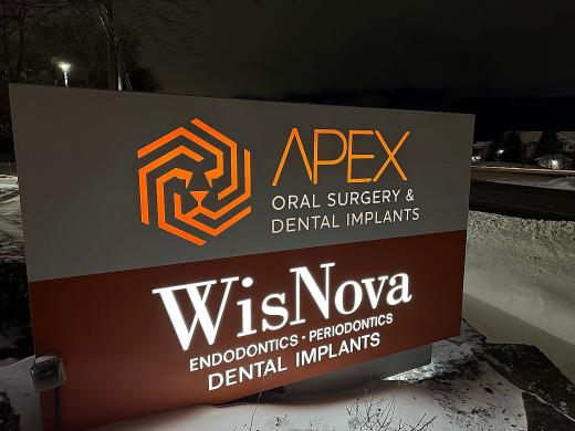 Illuminated Sign example